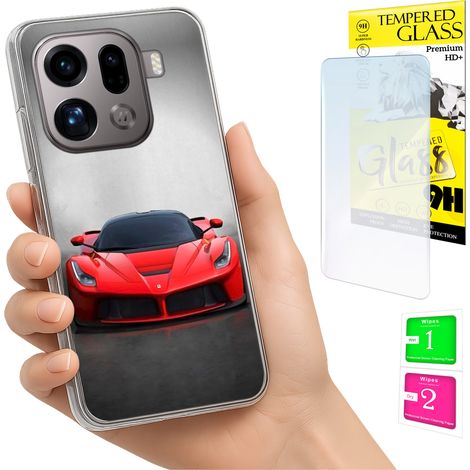Custodia per Oppo Find X9 Pro con cover fotografica e vetro temperato 9H. (1/5)