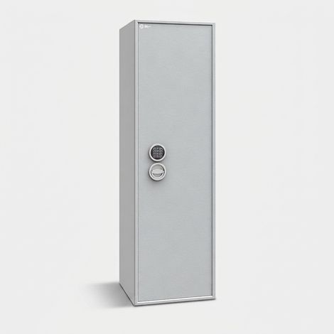 Armadio blindato portafucili con serratura elettronica Siegen Max S1 Imp 45x43 - Grigio chiaro (1/4)