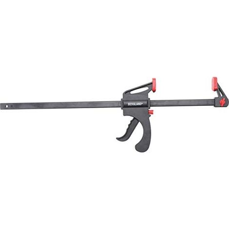 Sargento kraftmann 650 mm apertura negro metal