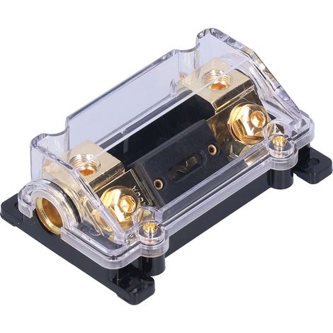 Porte-fusible AWG de calibre 0/2/4, bloc ANL de ligne 1 entrée avec 100 ampères pour Audio de bateau de voiture (1/5)