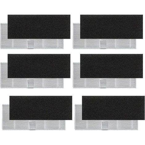 Filtres Hepa de Rechange pour Aspirateur Robot Proscenic 850T Lot de 12