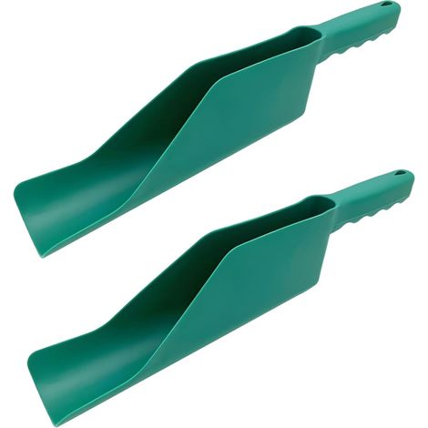 2 Pièces - Pelle De Gouttière - Nettoyeur De Gouttière - Poignée Ergonomique Et Design Pliable Pour Nettoyage Efficace Des Débris Extérieur Noir 25x10cm (1/4)