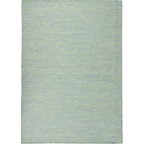 Tapis à tissage plat d'extérieur-Tapis de Jardin 200x280 cm Turquoise 556127 (1/5)