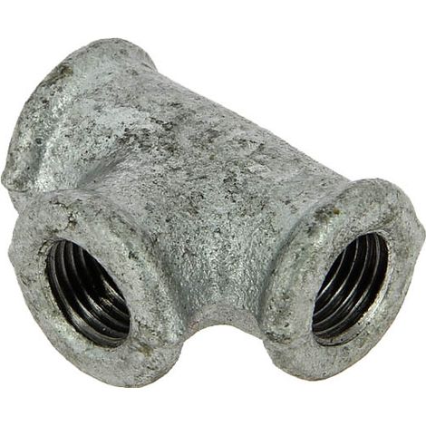 Té égal Fonte Galvanisée FFF 8x13