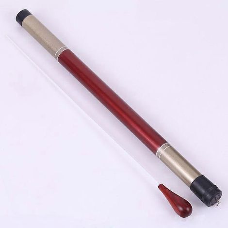 Boîte de baguette de chef d'orchestre de collection pour musicien professionnel, avec tube en bambou pour dulcimer et accessoires pour instruments de musique. (1/5)