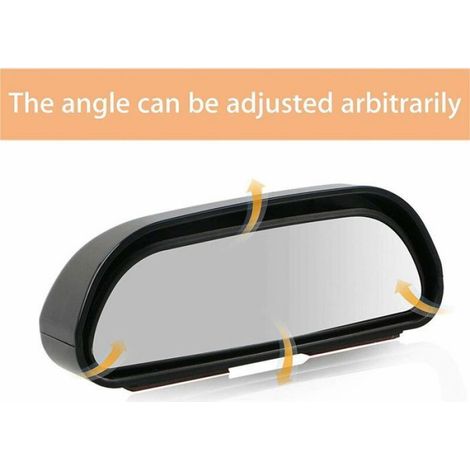 Rétroviseur Angle Mort - 360° Rotatif Verre HD Universel Gauche Droite Pour Voiture Camionnette SUV VR - Lot de 2 (1/4)