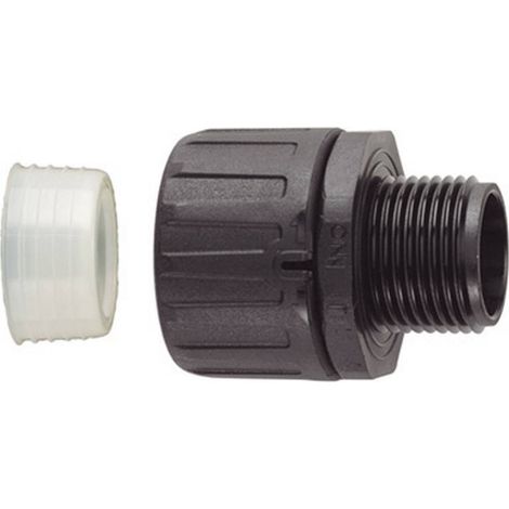 HellermannTyton 166-21603 HGL21-S-M20 Raccordo a vite del tubo flessibile Nero M20 16.70 mm Piatto 1 pz. (1/5)