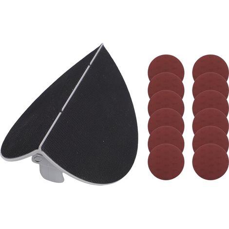 Ponceuse d'angle pour cloisons sèches, outil de ponçage manuel d'angle interne Semi-circulaire pour support de boucle de crochet de papier de verre de 9 pouces (1/5)