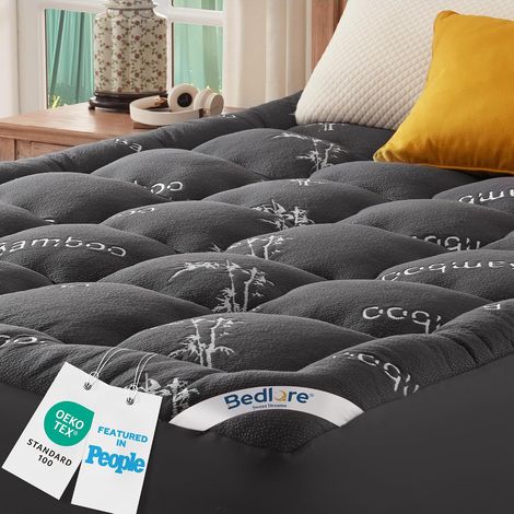 Bamboo Viscose Mattress Topper 140 x 200 cm (1/5)