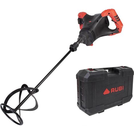 Rubi – Mixer peinture 2100W – Fouet 3 hélices 140mm – Système FAST-IN pour changement rapide – Régulateur électronique et démarrage progressif