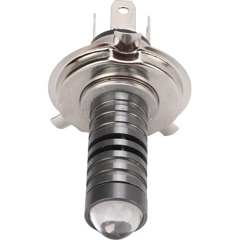 Ampoule de phare LED pour moto, culot H4, feux de route/croisement, étanche IP68, universelle, jaune. (1/5)