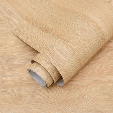 Papier Adhesif pour Meubles Bois Noir 40X300 cm Autocollant Mural Vinyle PVC Auto-Adhésif de Cuisine Stickers ,Couleur du bois (1/4)