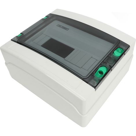 Stromverteilerkasten für den Außenbereich, IP65 wasserdicht, 12-fach Leitungsschutzschalter, PV-Kombinationskasten, ABS mit DIN-Schiene (1/5)