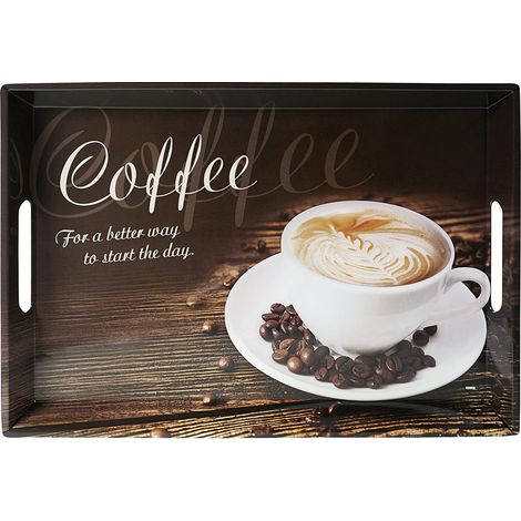 Serviertablett Coffee 50x35cm