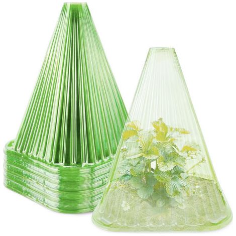 QORVA
-Cloche en Dôme Réutilisable pour Plantes – Protection Contre le Gel, Cloches de Jardin Hautes,de (1/5)