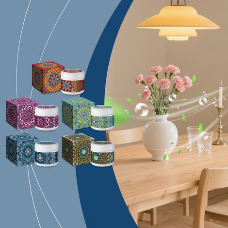 Scented Candle (Rose Scent), Soy Wax Floral Design, Contains Plant Essential Oils, Holiday Gift Scented Candle - Freesia -- BIEMMEDUE (1/5)