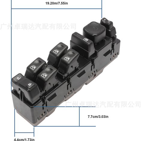 15883320 ist anwendbar auf elektrische Fensterheberschalter von GM Chevrolet, elektrischer Fensterheberschalter auf der Fahrerseite 15195301. (1/4)