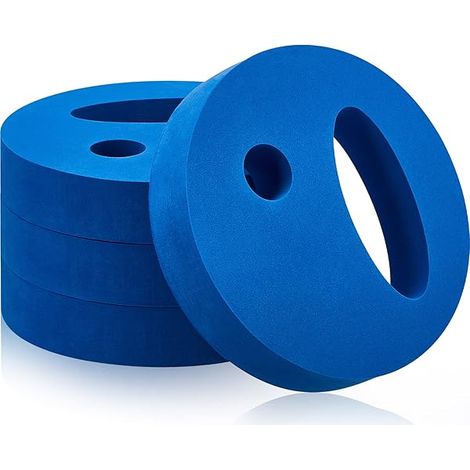Water Exercise Disc - 18 cm Diameter - EVA Foam - For Pool Aerobics Swimming Deep Water Fitness - 2 Pieces (1/3)