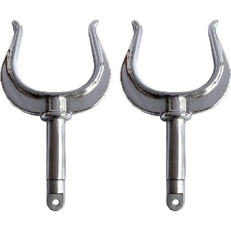 2pcs 316 Stainless Steel Boat Boat Boat Kayak Side Clamp System Oar Lock (1/5)