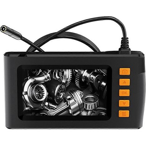 IP67 wasserdichte HD 8mm Industrie-Endoskopkamera, Rohrinspektionskamera, 4,3-Zoll-Bildschirm (1/5)