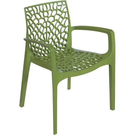 Sedie polipropilene braccioli giardino bar Grand Soleil GRUVYER ARM (1/4)