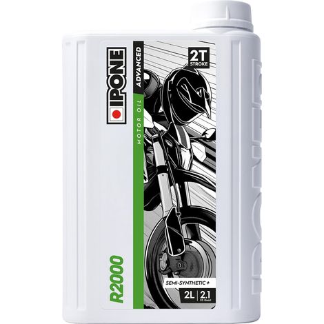 Huile Moteur Moto 2 Temps R2000 – Bidon 2L - Semi-Synthétique+ (1/5)