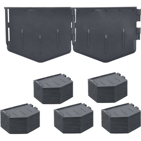 Kunststoff-Rasenkanten-Set - Flexible Gartenbegrenzung