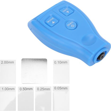 Jauge d'épaisseur de revêtement professionnelle pour peinture automobile GM200 Bleu (1/5)