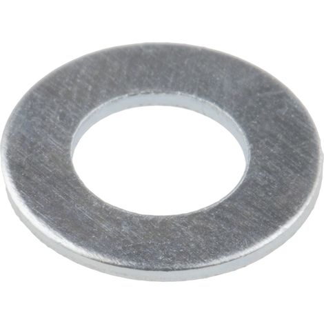 Rondelle plate, M6 (Form B), Acier, 6.4mm x 12.5mm, Galvanisé brillant ( Prix pour Sachet de 100 )