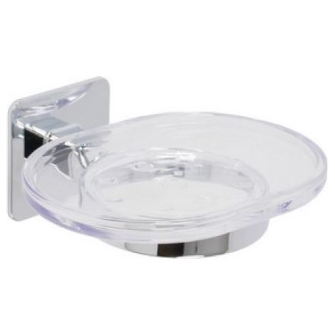 PORTA SAPONE MOD. COLD WIND Cromo cm 12 x h.5,3 x 11,3