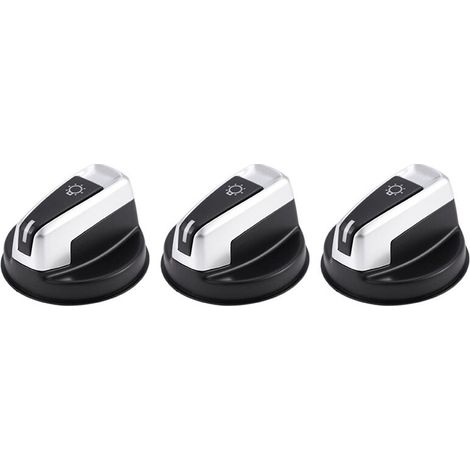 Tres perillas giratorias para interruptores de faros de automóvil, compatibles con tamaños 1 (E88, E82), 3 (E90, E91), X1 y E84. (1/4)