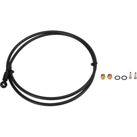 Frein hydraulique 1m VTT MEROCA avec olive et inserts, kit flexible pour accessoires vélo XTR, noir (1/5)