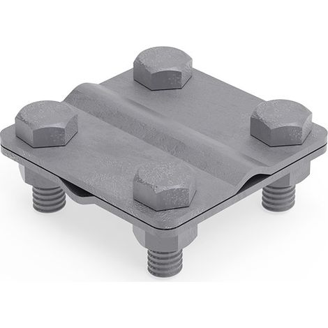 Connettore a croce zincato a caldo a 4 fori 1.1 OG /90100102/