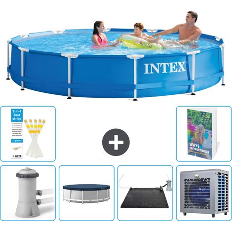 Frame Pool Rund - 366x76 cm - 7-teilig S176 (1/5)