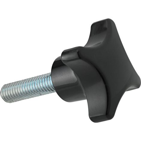 Fortis Kreuzgriff DIN6335A Duroplast, Form L, 32mm, M 6x30, Inhalt: 5 Stück