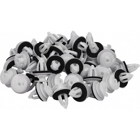 Clips De Fixation De Voiture 60pcs, Clips De Garniture De Porte Universels, Garniture De Pare-Chocs, Rivets En Plastique Avec Coussinets En Mousse, Adaptés à Diverses Voitures