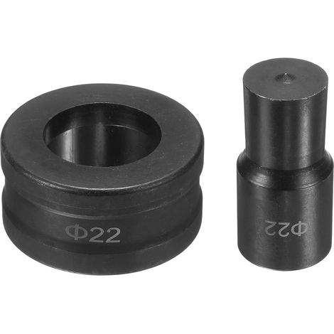 Emporte-Pièce Hydraulique 22mm Trou Rond Acier 40Cr Kit De Poinçonnage Électrique Pour CH70 Machine À Poinçonner Électrique, Noir (1/5)