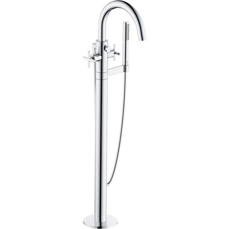 NOVA FONTE CLASSIC Mitigeur de baignoire autoportant chromé (1/2)