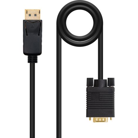 Adattatore DisplayPort con VGA NANOCABLE 10.15.4402 (2 m) Nero (1/4)