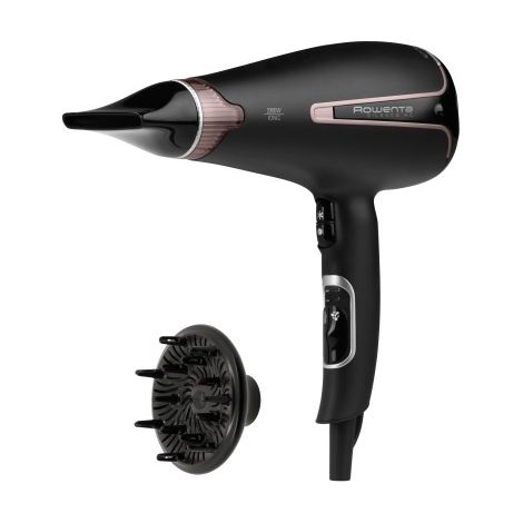 Rowenta Silence CV7920 Asciugacapelli AC Premium Care Nero Rosa (1/5)