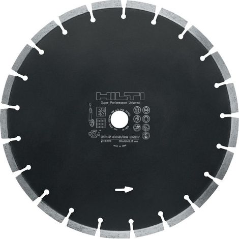Disque de coupe diamant universel SP 125/22,23 mm pour meuleuse d'angle/scie (maçonnerie/pierre/béton) 1 pièce