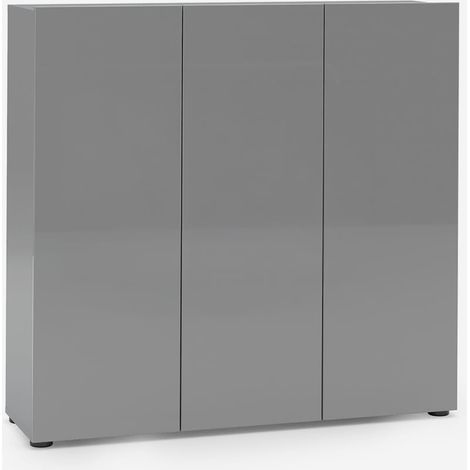 Zapatero de entrada de 3 puertas con 5+5 baldas Mister (1/5)