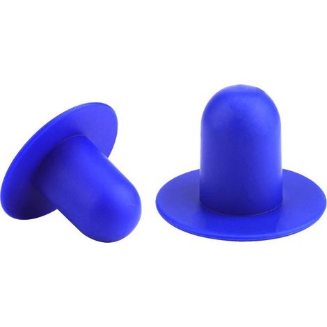 Schwimmbadstopfen, kompatibel mit Intex und anderen Pools, Filterpumpen-Sieblochstopfen, Schwimmbad-Ablaufstopfen, Aufstellpoolstopfen (2 Stück, Blau) (1/5)