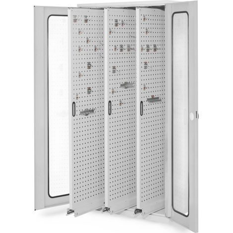 Kappes ®RasterPlan Vertikalschränke 1950x1000x600mm Modell 85 Sichtfenstertüren lichtgrau