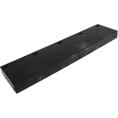 Schneepflugschild aus Gummi, verstärkt, 735x175x50 mm AKC111 (1/5)