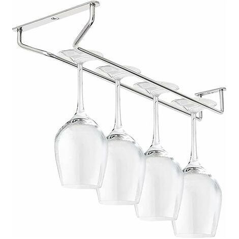 Support à verres en acier inoxydable 27 cm pour bar et cuisine (1/5)