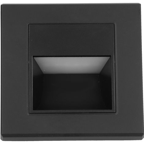 Beyamis Lampe de marche encastrée à DEL pour éclairage de couloir d'escalier, lumière blanc chaud, 85-220 V (1/5)