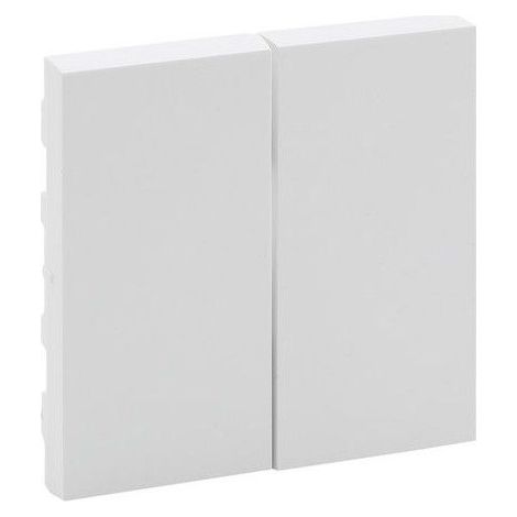 Doppia chiave Niloé Step per interruttore e interruttore bianco opaco LEGRAND 864105