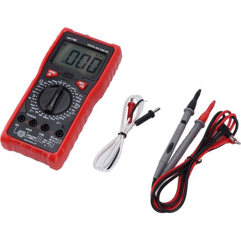 UA118C Digitales Multimeter mit automatischer Bereichswahl, Spannungs- und Amperemeter, Überhitzungsschutz und Temperaturmessung bis 750 V (1/5)