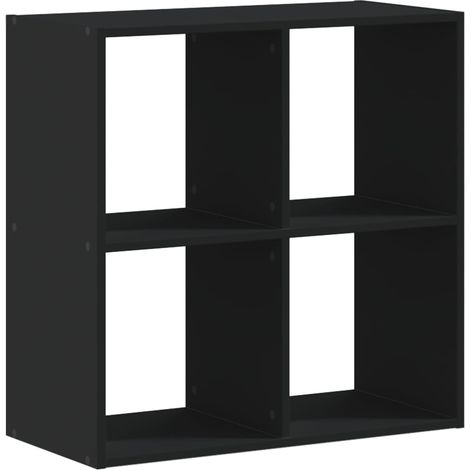 Maison Exclusive - Bibliothèque noir 68,5x32x68,5 cm bois d'ingénierie
